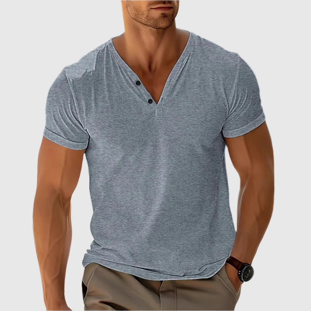 Alessandro Veneti Breeze Henley Shirt - Image 2