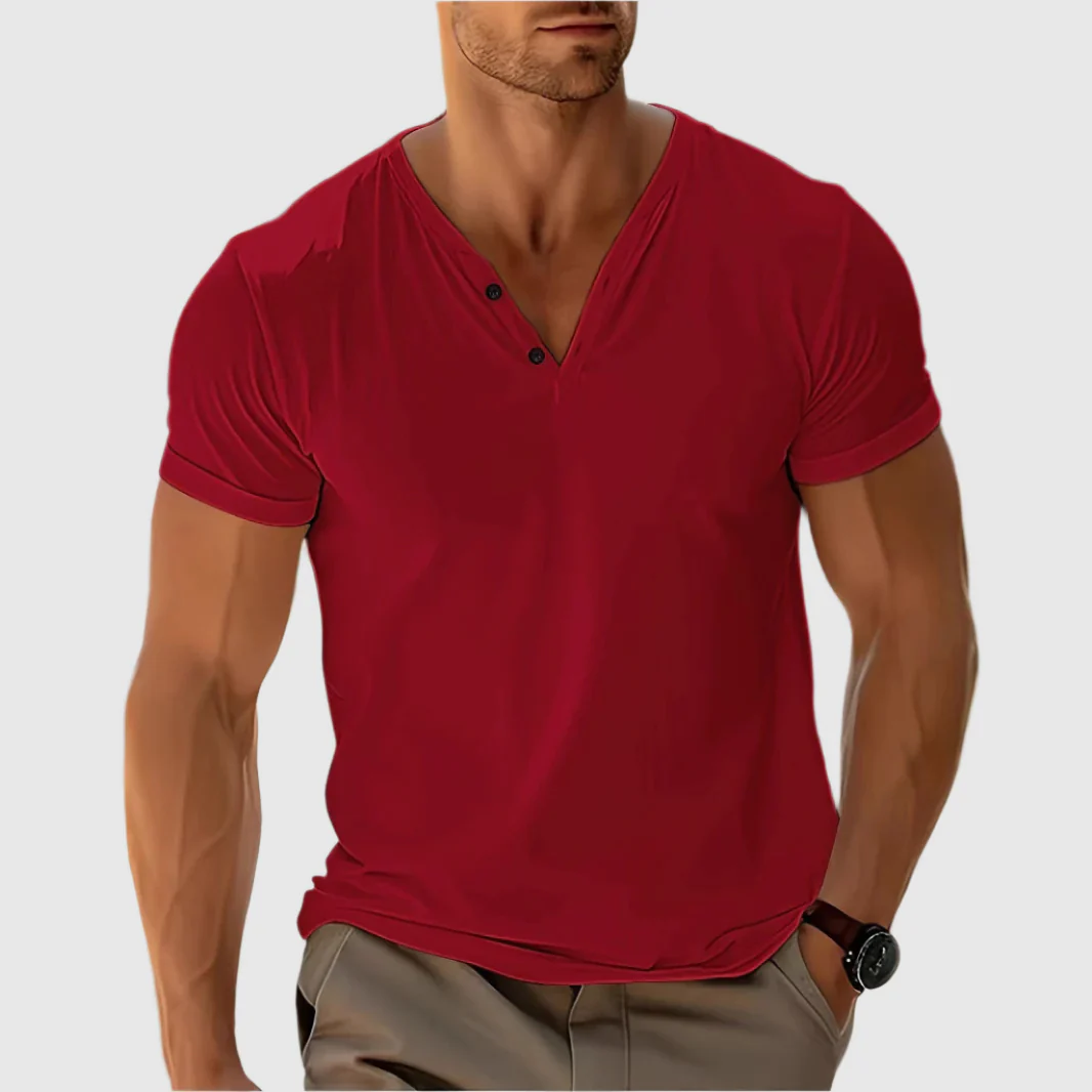 Alessandro Veneti Breeze Henley Shirt - Image 4
