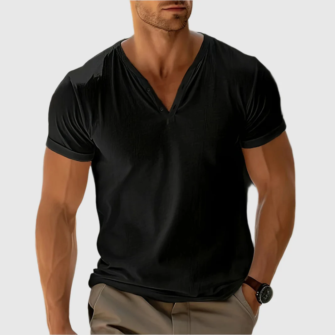 Alessandro Veneti Breeze Henley Shirt - Image 5
