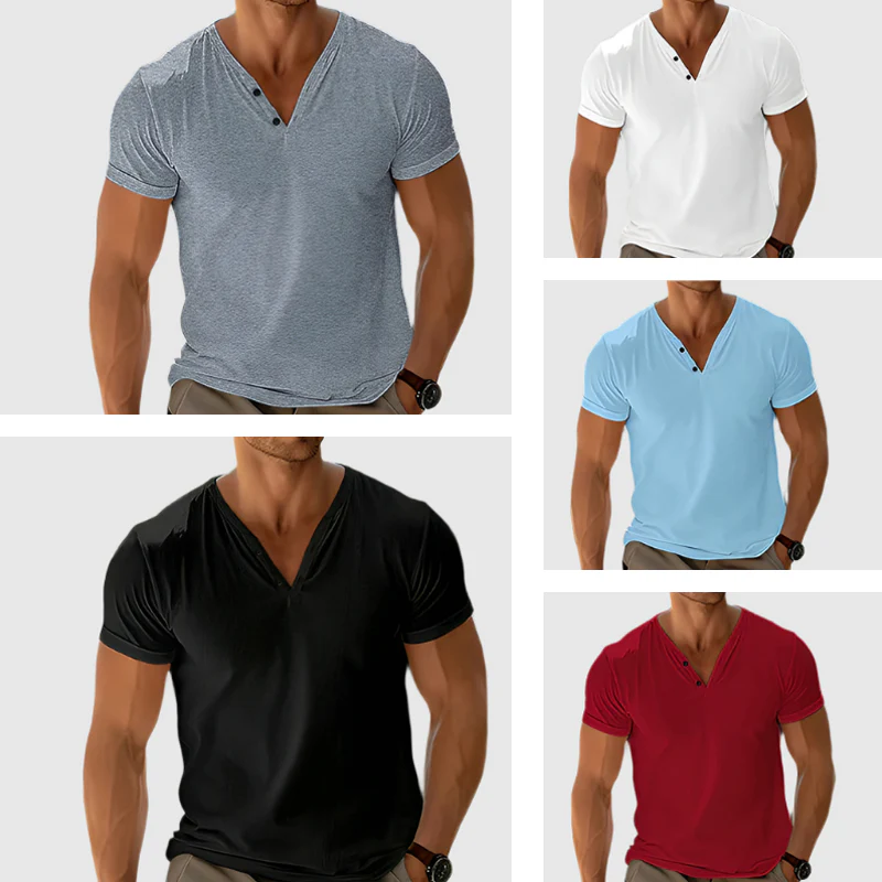 Alessandro Veneti Breeze Henley Shirt - Image 6