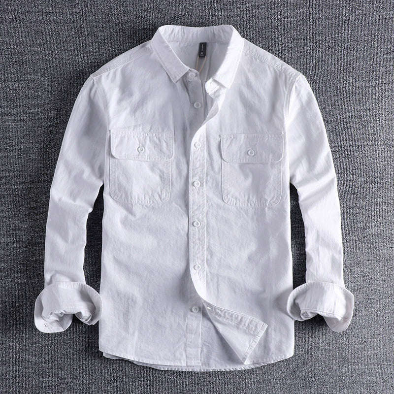 Alessandro Veneti Button-Front Cotton Shirt