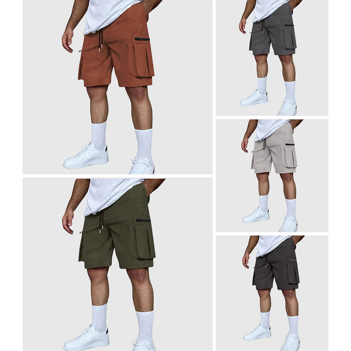 Alessandro Veneti Durable Field Cargo Shorts - Image 6