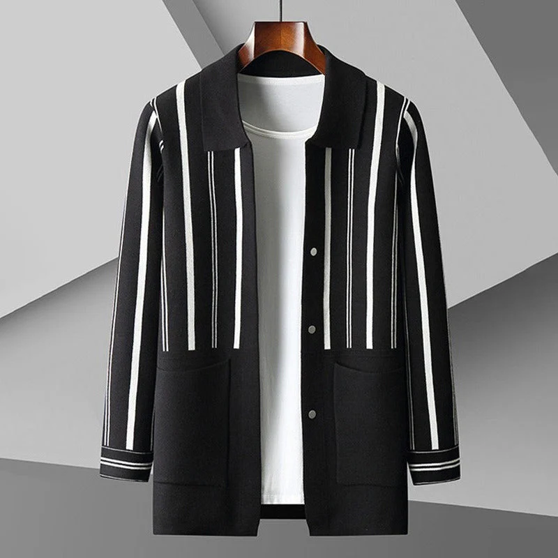 Alessandro Veneti Grand Striped Cardigan - Image 3