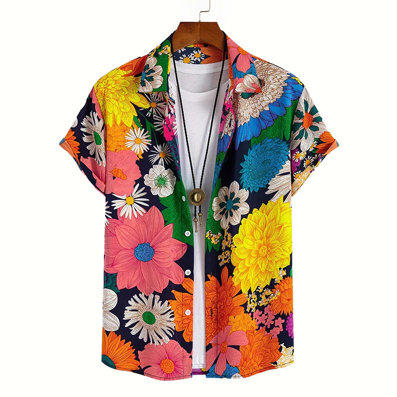 Alessandro Veneti Hawaiian Style Button-Up Shirt - Image 2
