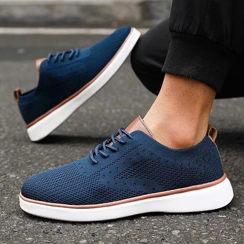 Alessandro Veneti Lace-Up Mesh Sneakers - Image 2