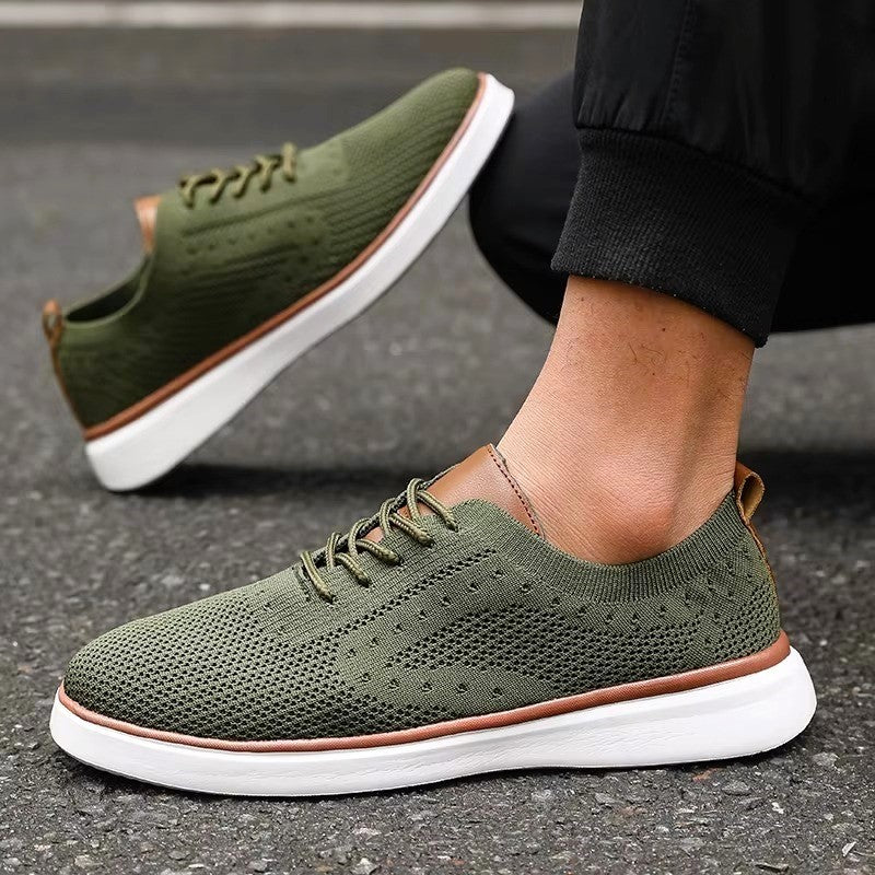 Alessandro Veneti Lace-Up Mesh Sneakers - Image 3