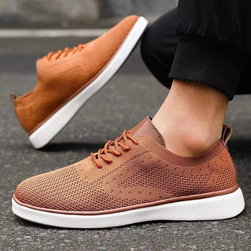 Alessandro Veneti Lace-Up Mesh Sneakers - Image 4