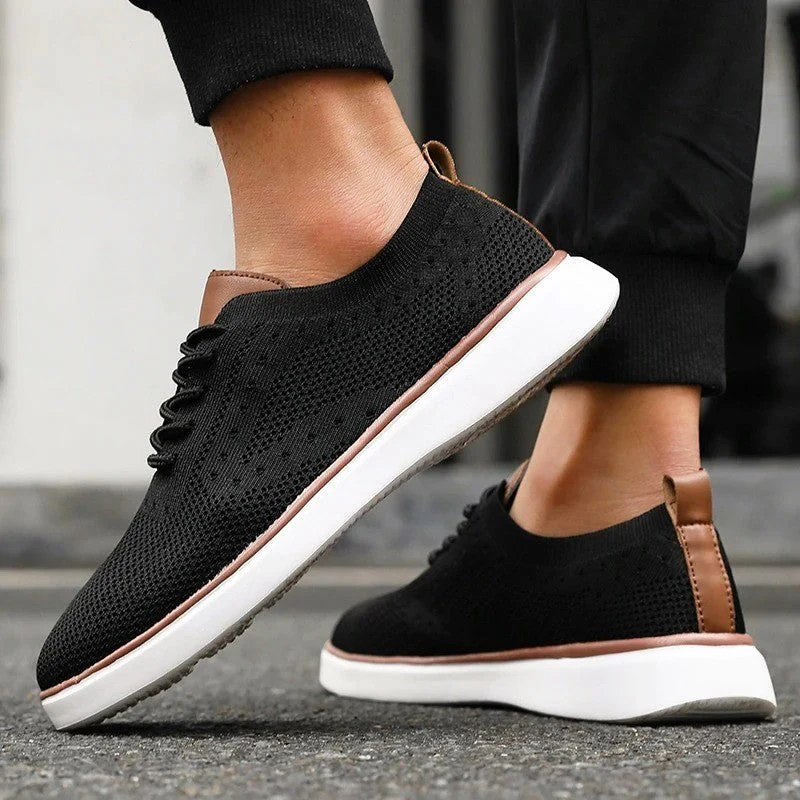 Alessandro Veneti Lace-Up Mesh Sneakers - Image 5