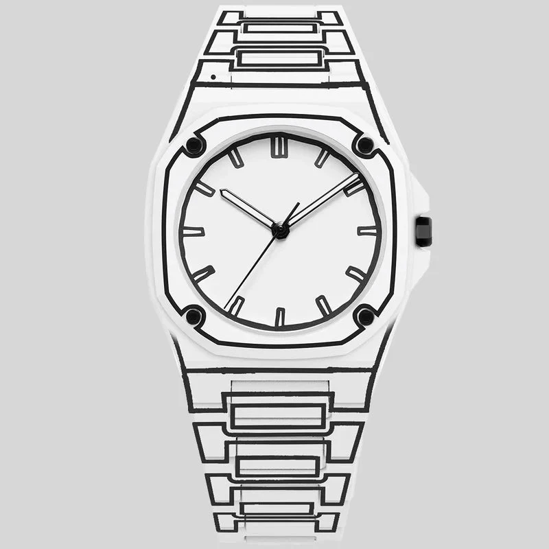 Alessandro Veneti Minimalist Outline Watch - Image 2