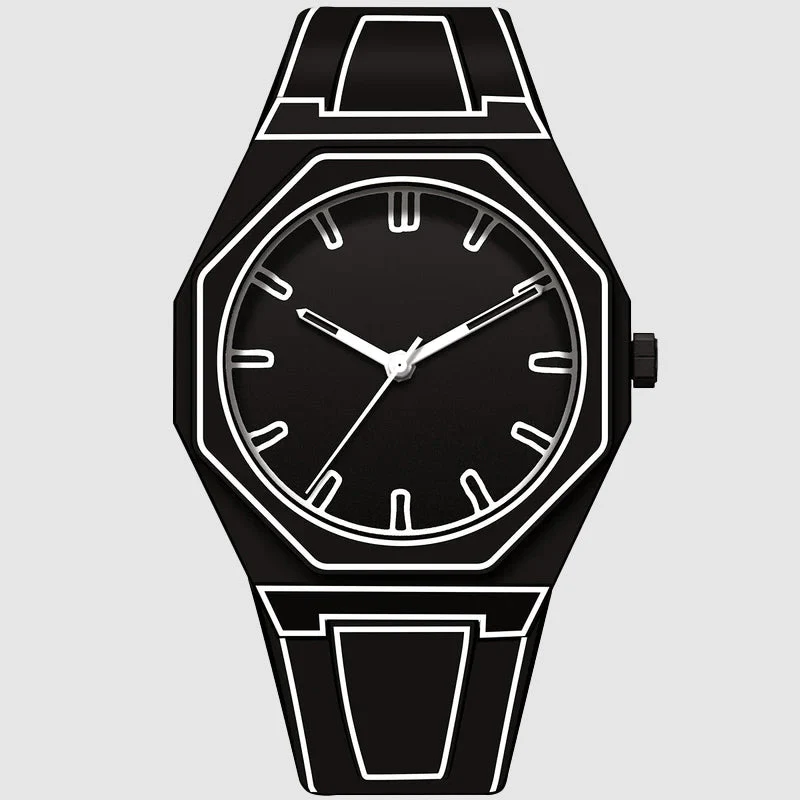 Alessandro Veneti Minimalist Outline Watch - Image 3