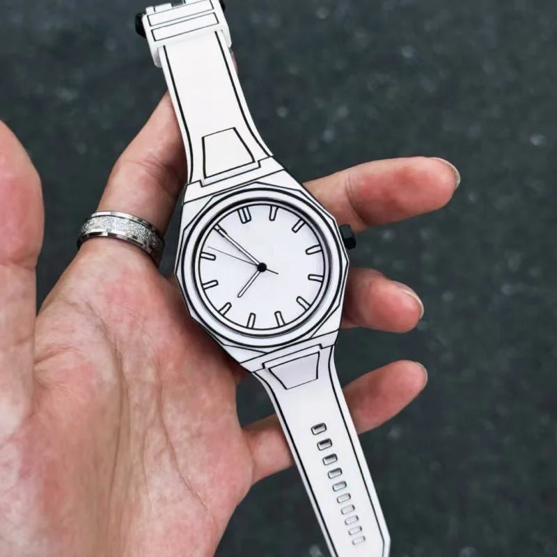 Alessandro Veneti Minimalist Outline Watch - Image 7