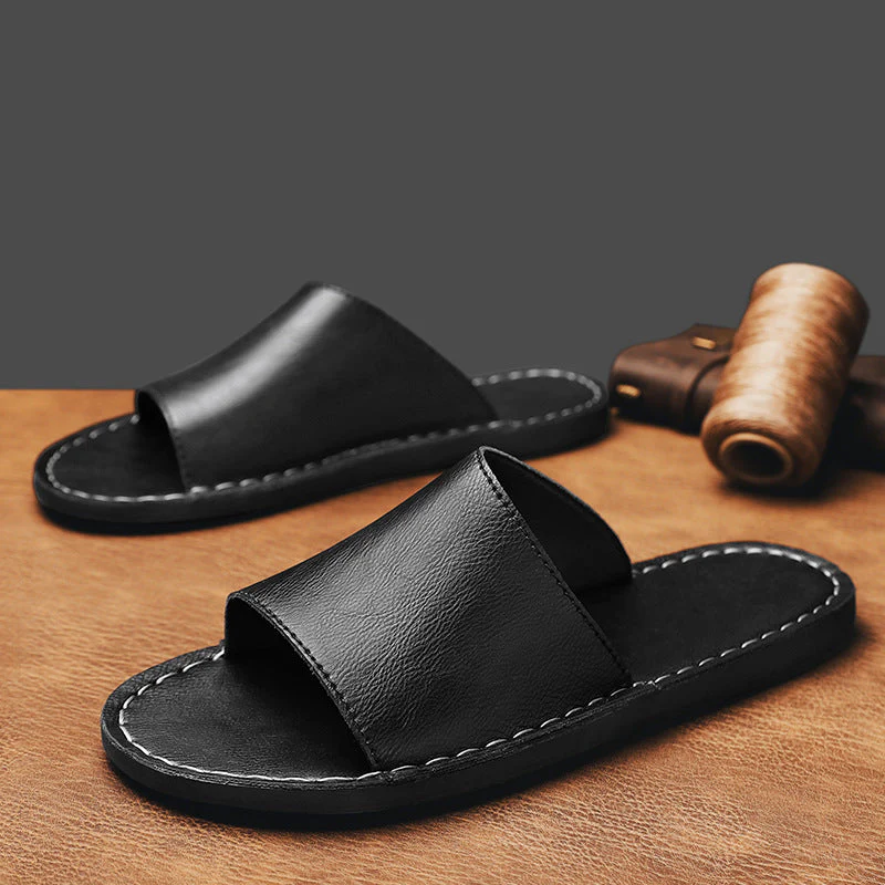 Alessandro Veneti Slide Sandals with Wide Strap - Image 2