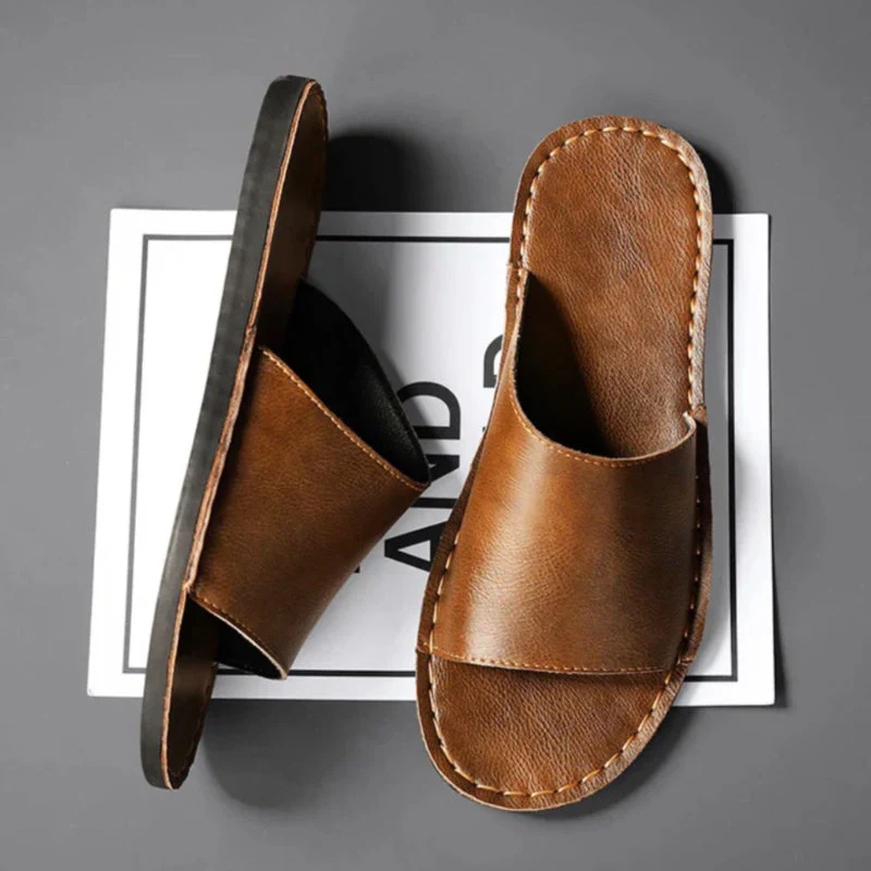 Alessandro Veneti Slide Sandals with Wide Strap - Image 5