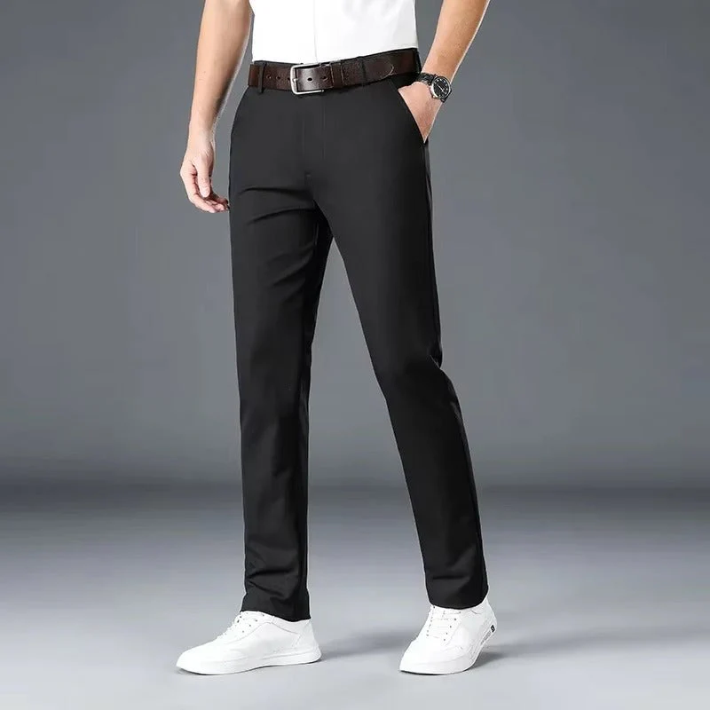 Alessandro Veneti Slim-Cut Chino Pants - Image 2