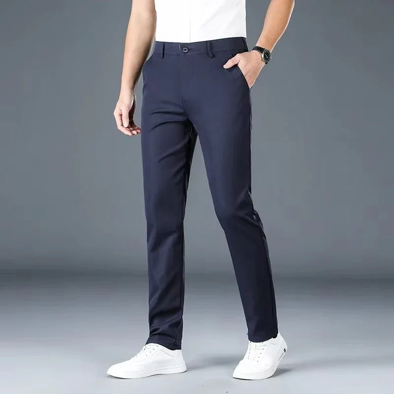 Alessandro Veneti Slim-Cut Chino Pants - Image 3