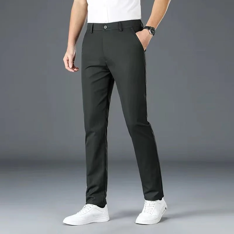 Alessandro Veneti Slim-Cut Chino Pants - Image 4