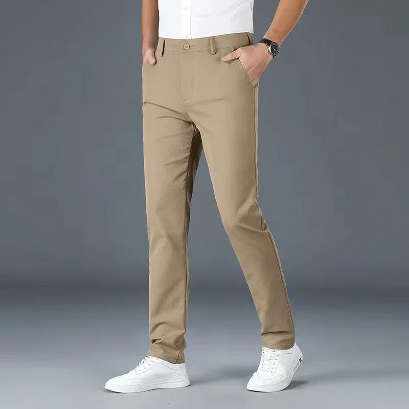 Alessandro Veneti Slim-Cut Chino Pants - Image 6