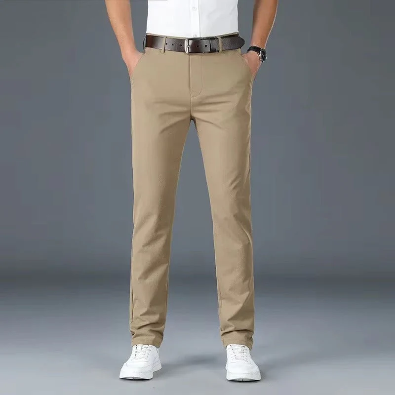 Alessandro Veneti Slim-Cut Chino Pants - Image 7