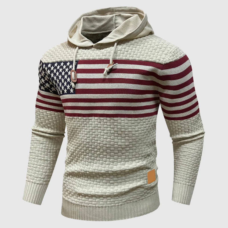 Alessandro Veneti Stars & Stripe Hoodie - Image 5