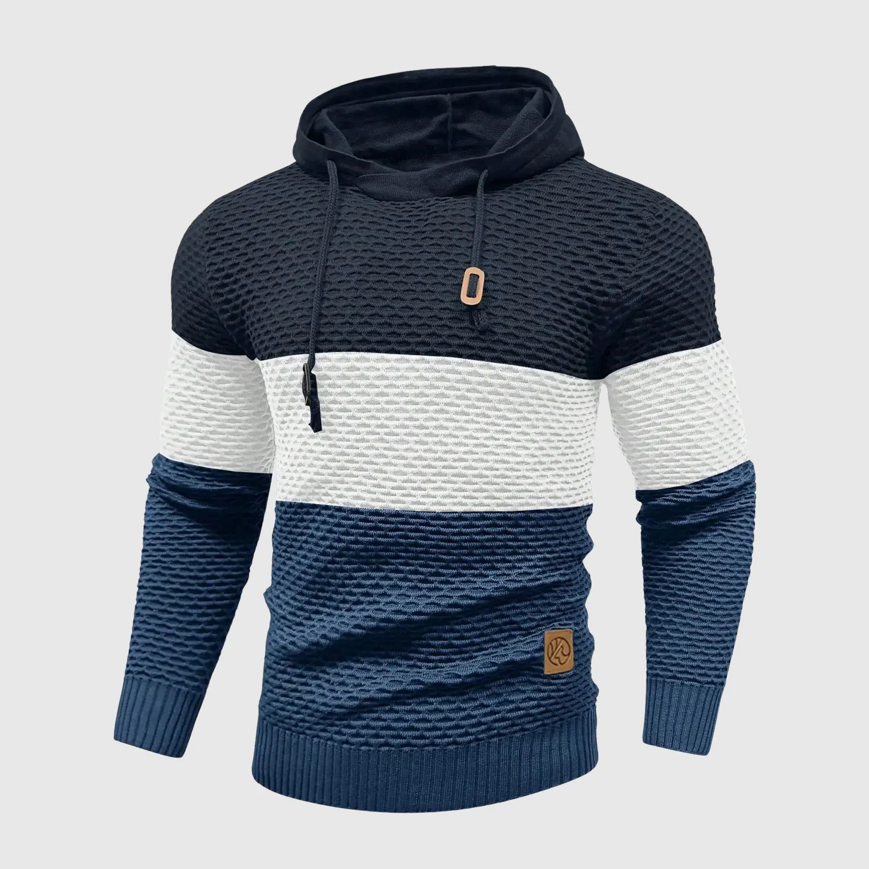 Alessandro Veneti Triple Tone Knit Pullover - Image 2