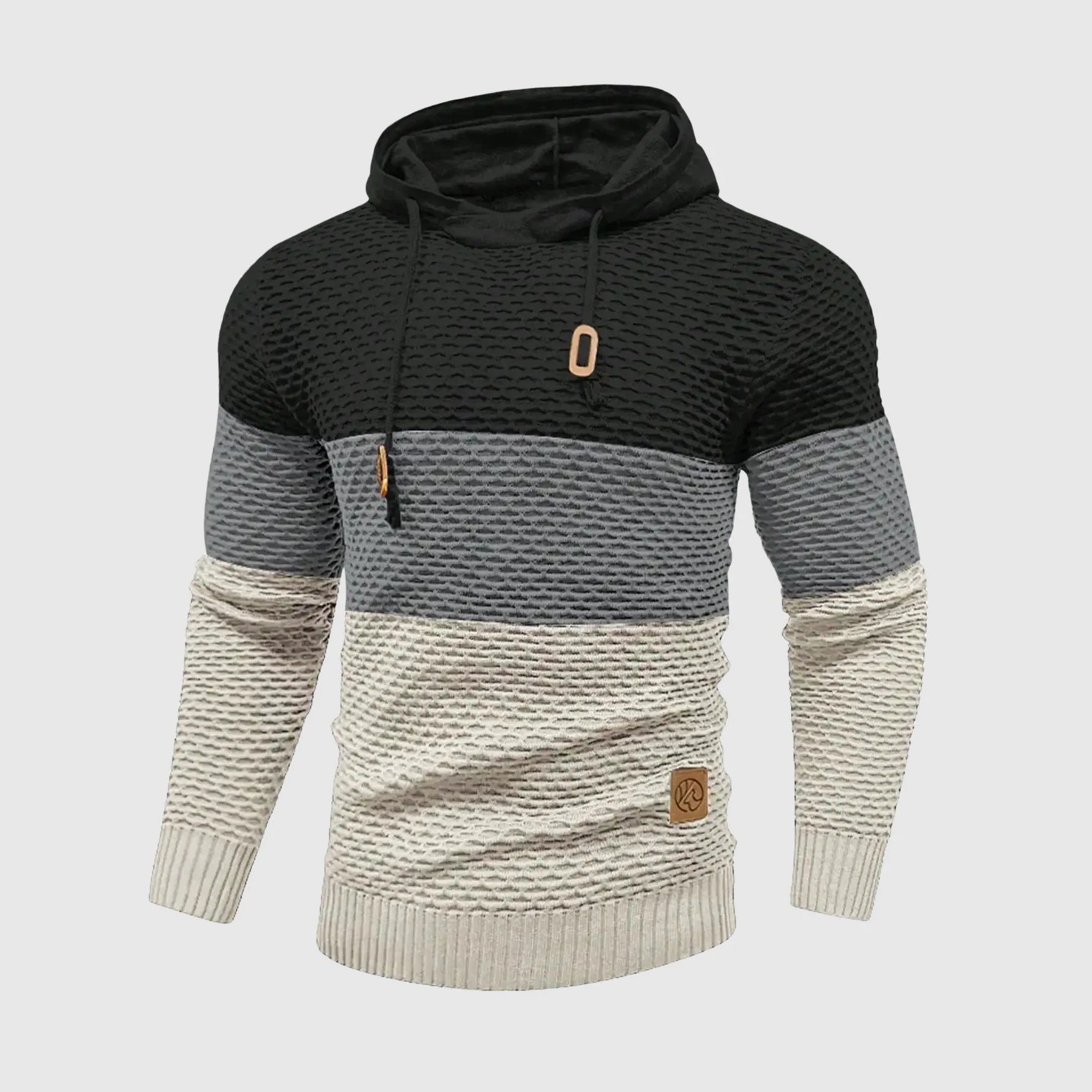 Alessandro Veneti Triple Tone Knit Pullover - Image 3