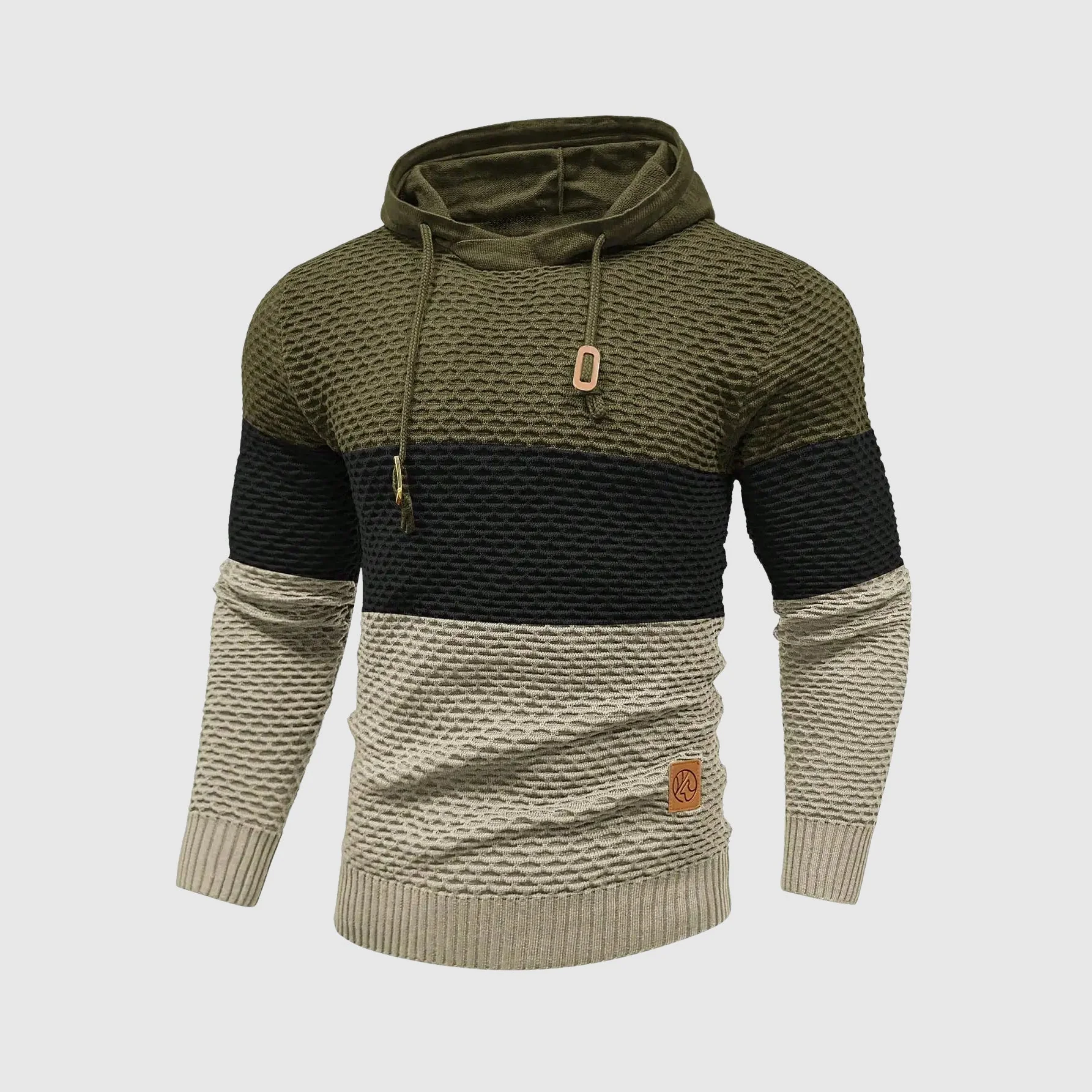 Alessandro Veneti Triple Tone Knit Pullover - Image 4
