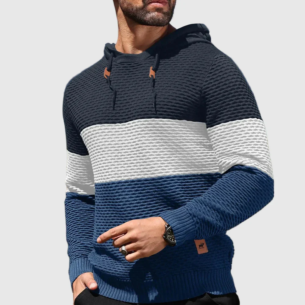 Alessandro Veneti Triple Tone Knit Pullover - Image 6