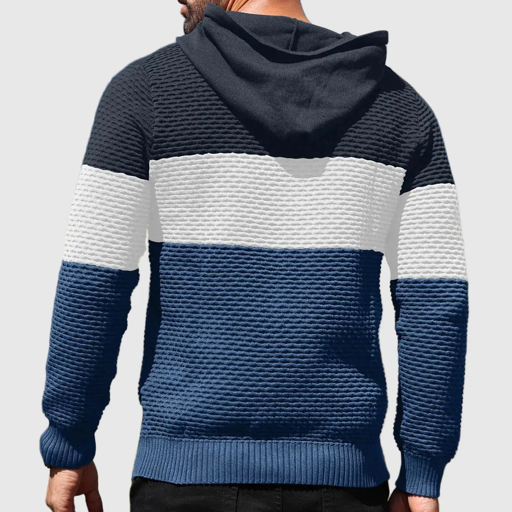 Alessandro Veneti Triple Tone Knit Pullover - Image 7