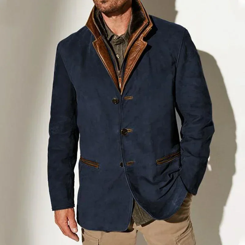 Alessandro Veneti Vintage Suede Coat - Image 3