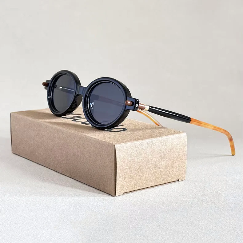 Aurelia Retro Oval Sunglasses - Image 2