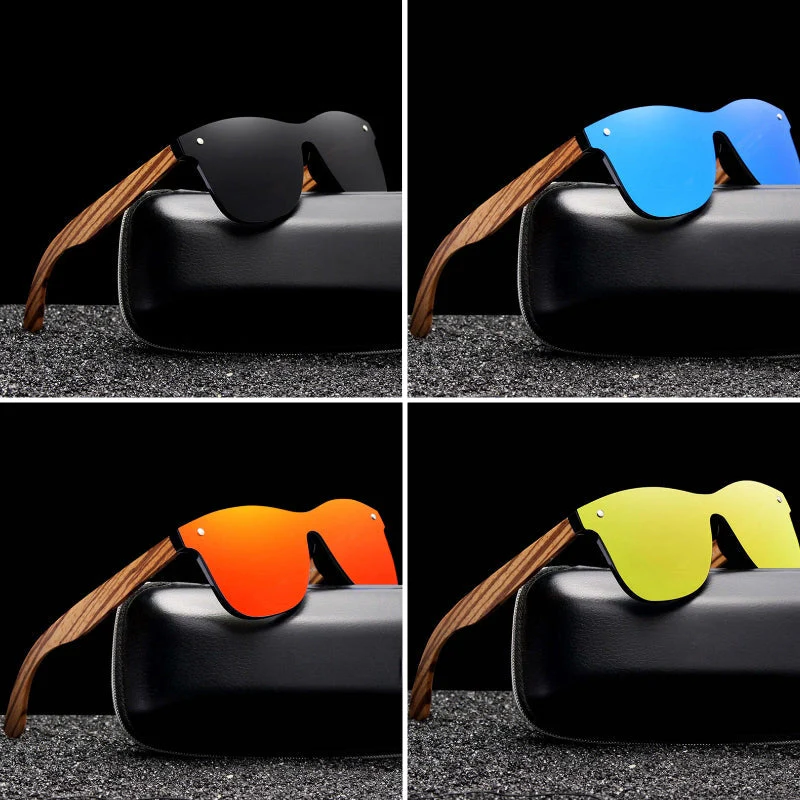 Bergen Zebrano Wood Shades - Image 5