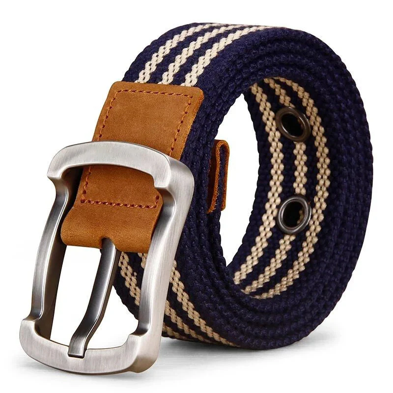 Canvas Waist Belt with Pin Buckle - Image 5