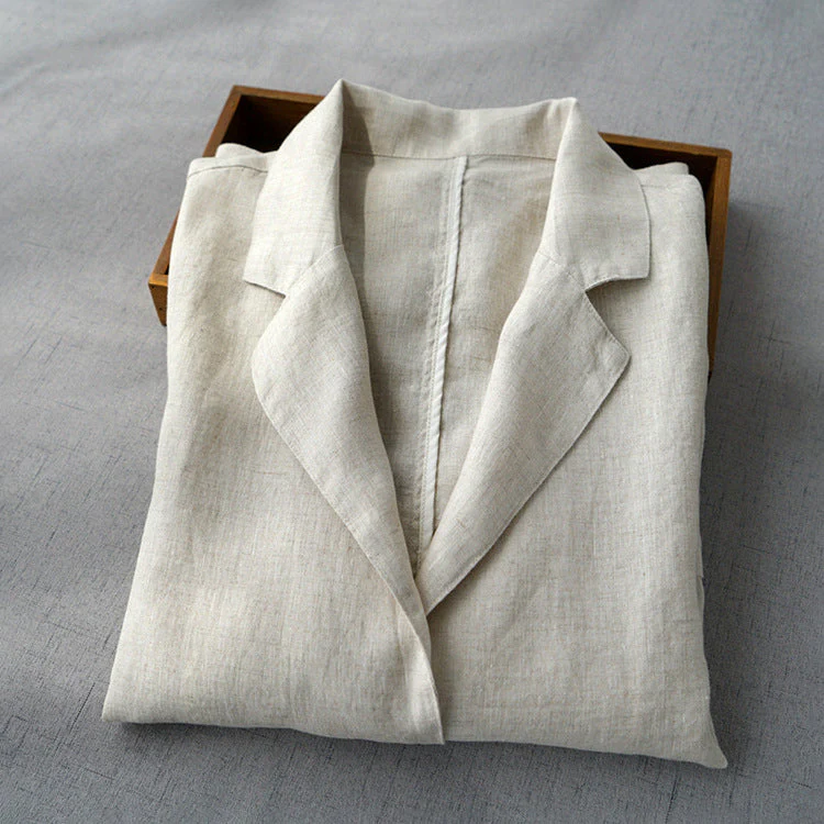 Chloé Montclair Chic Linen Blazer - Image 3