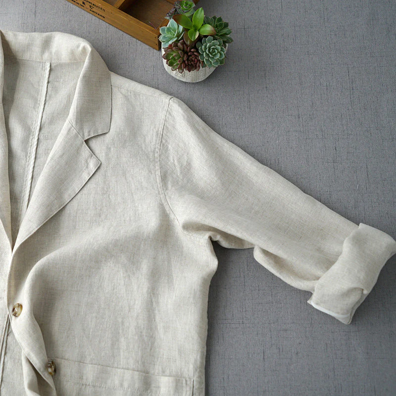 Chloé Montclair Chic Linen Blazer - Image 4