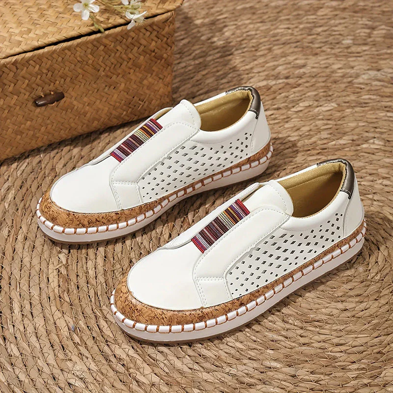 Chloé Montclair Perforated Slip-On Sneakers - Image 3