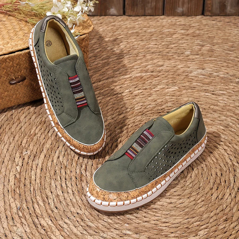 Chloé Montclair Perforated Slip-On Sneakers - Image 4