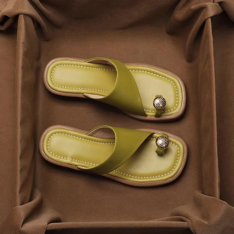 Chloé Montclair Slide Sandals with Toe Ring - Image 7