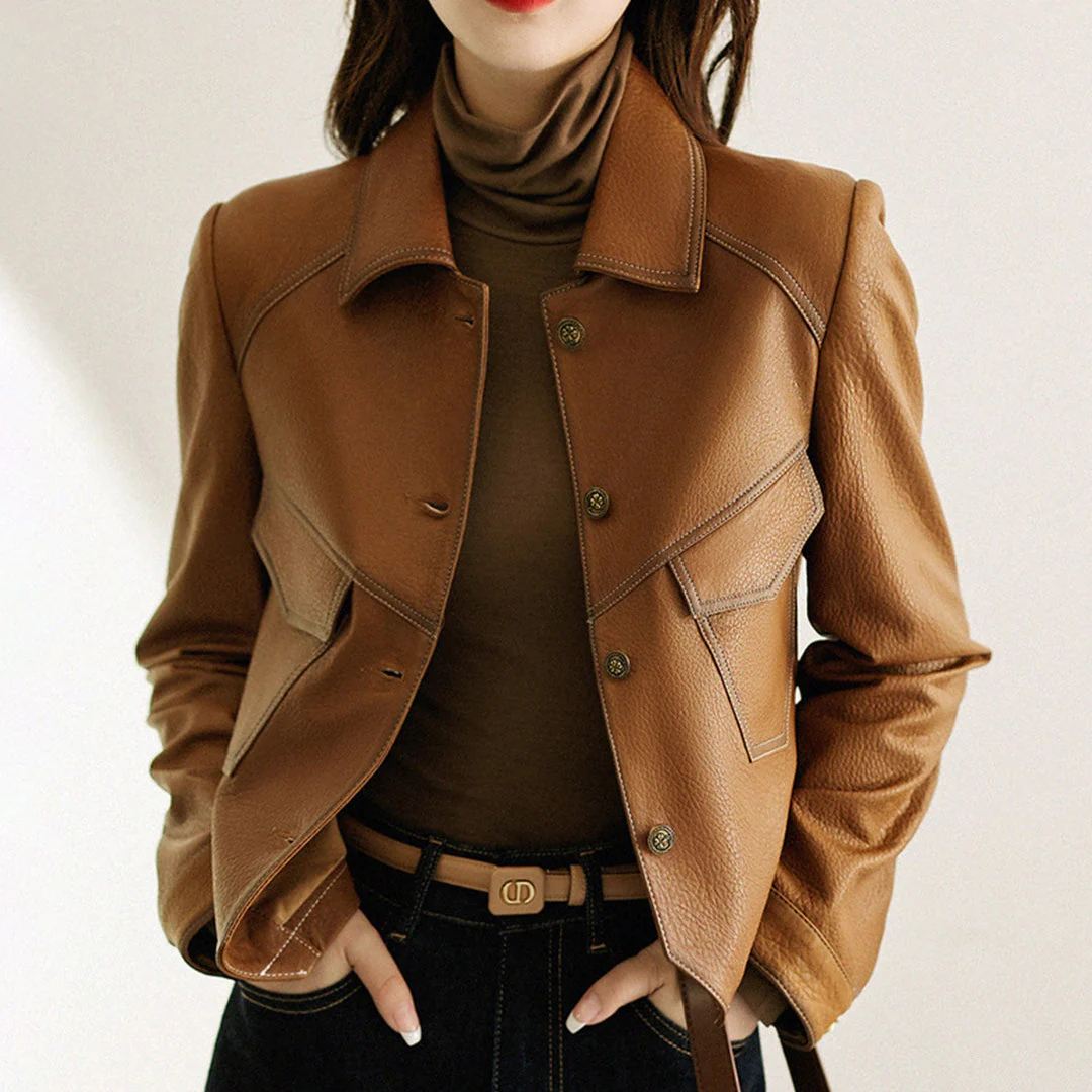 City Vogue Leather Jacket by Lucille - Image 3