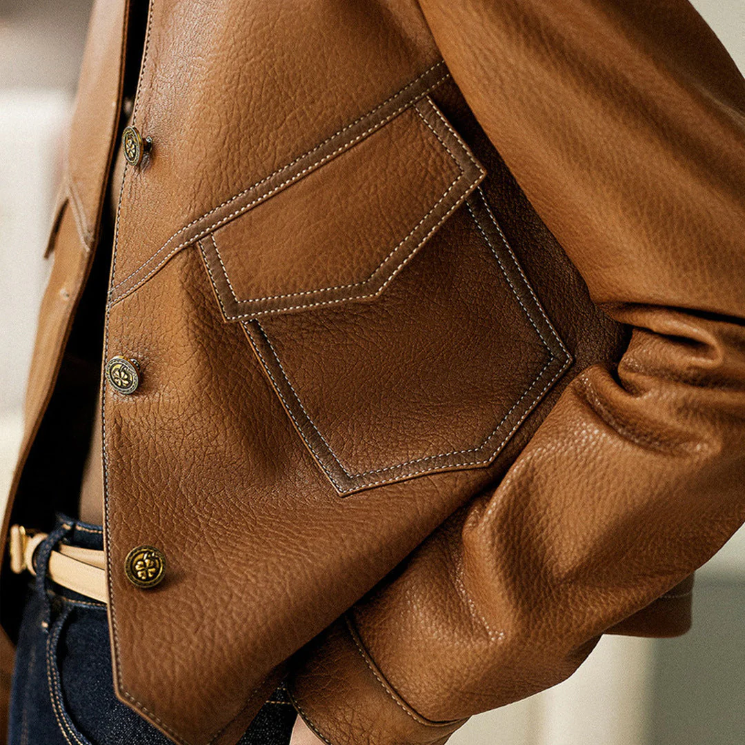 City Vogue Leather Jacket by Lucille - Image 6