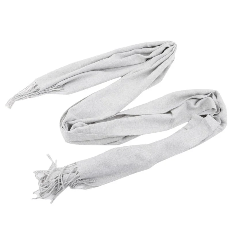 Classic Long Scarf with Fringe Detail - Image 3