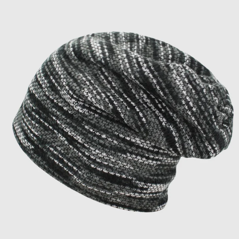 Cozy Striped Winter Beanie - Image 4