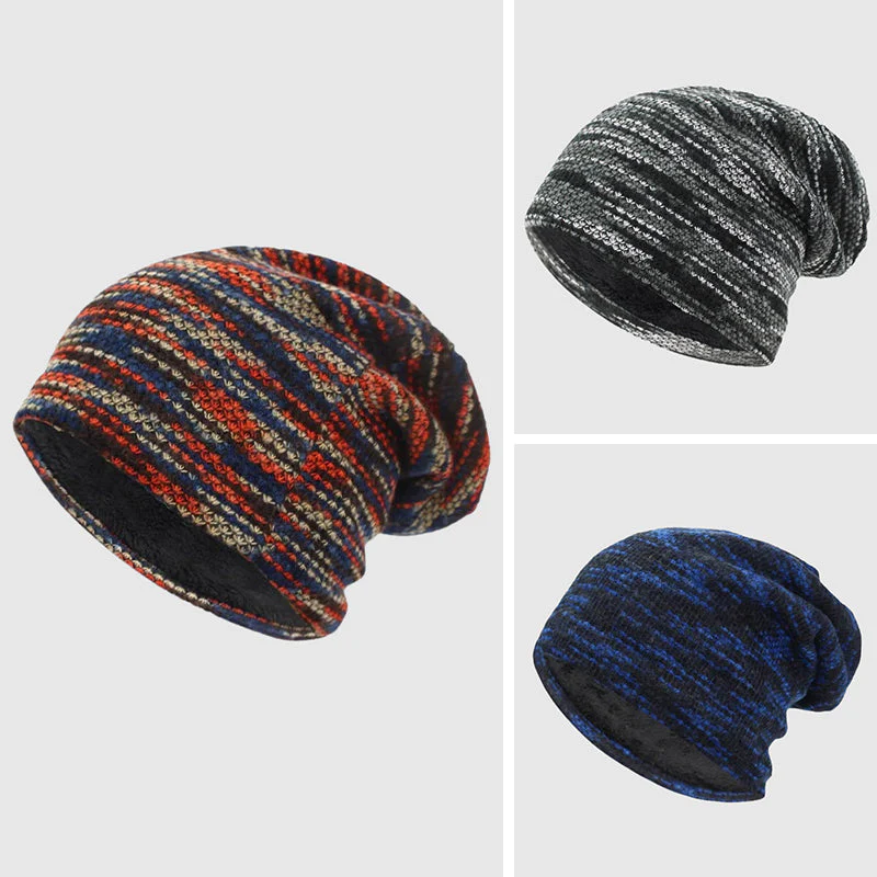 Cozy Striped Winter Beanie - Image 5