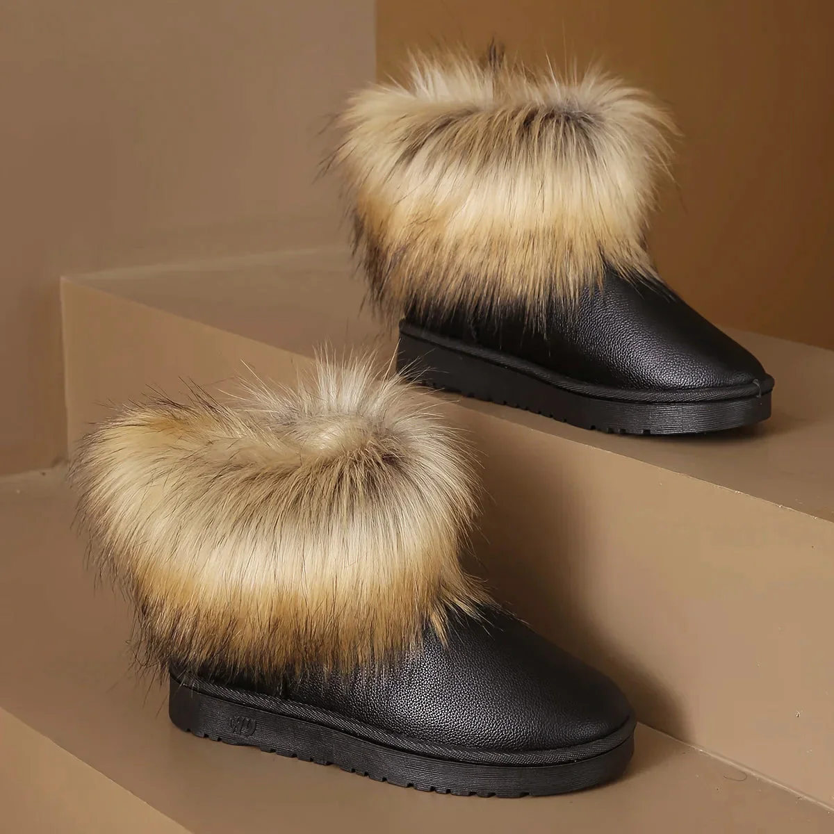 Elegance Luxe Fur Boots - Image 3