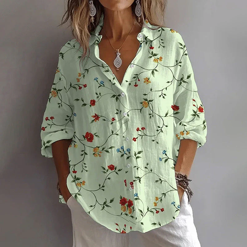 Elise Leroy Floral Button-Down Shirt - Image 3