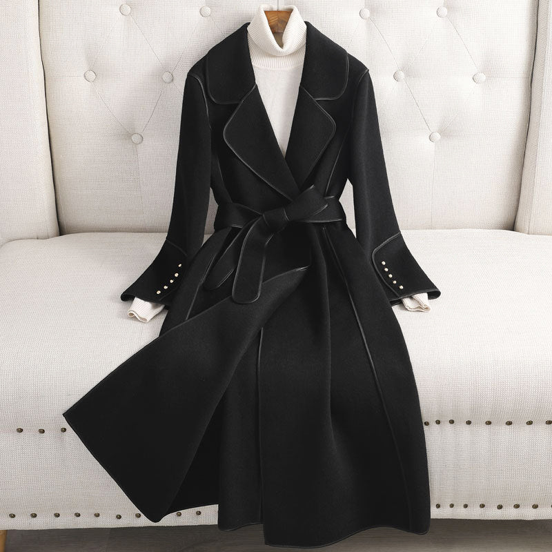 Elise Leroy Reversed Rhapsody Wool Coat - Image 3