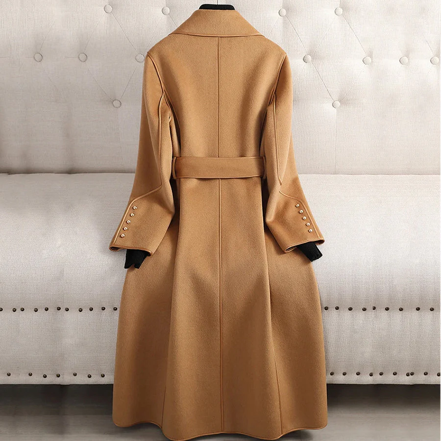 Elise Leroy Reversed Rhapsody Wool Coat - Image 5
