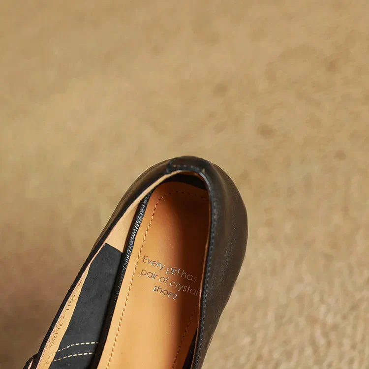 Eloria Genuine Leather Mary Jane Heels - Image 19