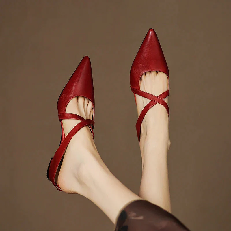 Eterna Luxe Genuine Leather Flats - Image 4