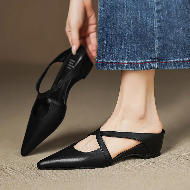 Eterna Luxe Genuine Leather Flats - Image 6