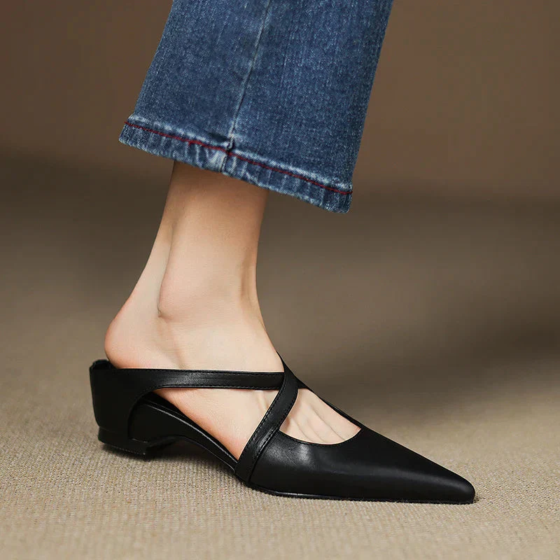 Eterna Luxe Genuine Leather Flats - Image 7